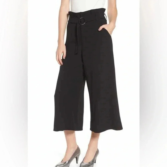 LUSH ANTHROPOLOGIE NWOT HIGH WAISTED WIDE LEG PANTS - Picture 1 of 5